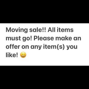 Thanks for viewing my closet! Moving and need to clean out the items listed.